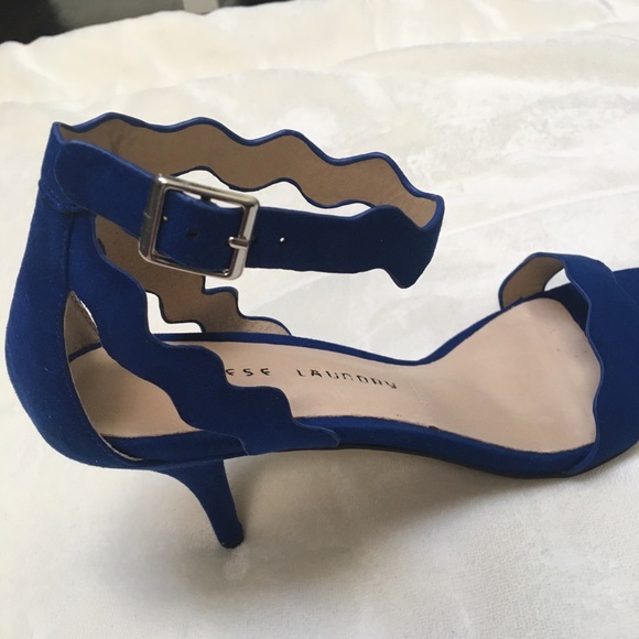 Chinese Laundry Rubie Deep Ocean Blue microsuede - Picture 6 of 8